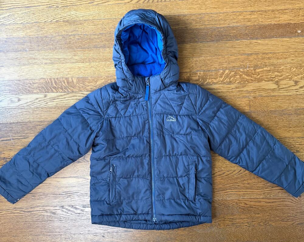 LL Bean Boys' Down Winter Coat Size 8